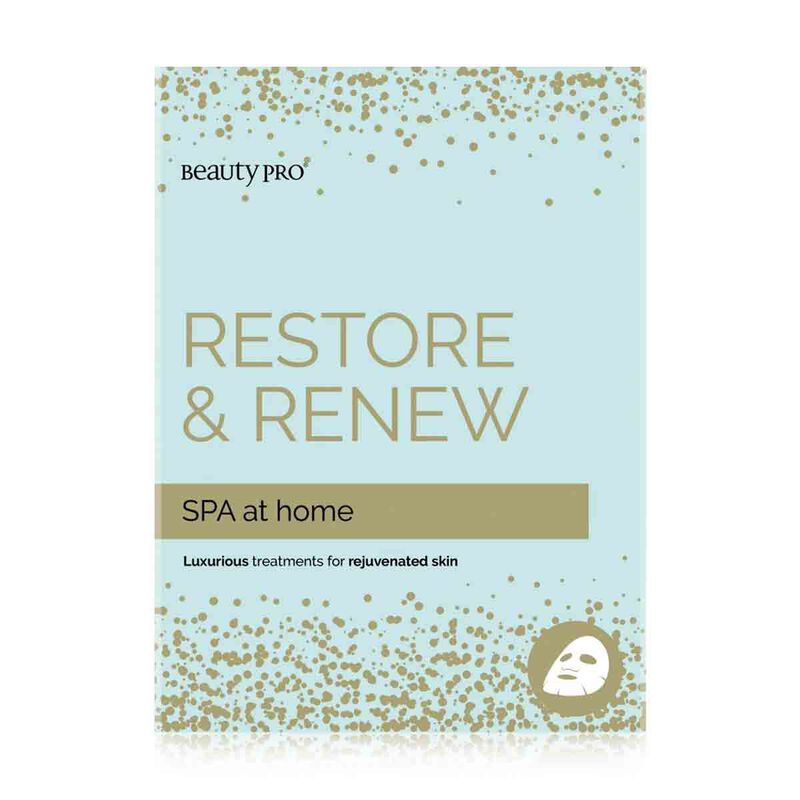 بيوتي برو مجموعة سبا ات هوم لاستعادة وتجديد نضارة البشرة