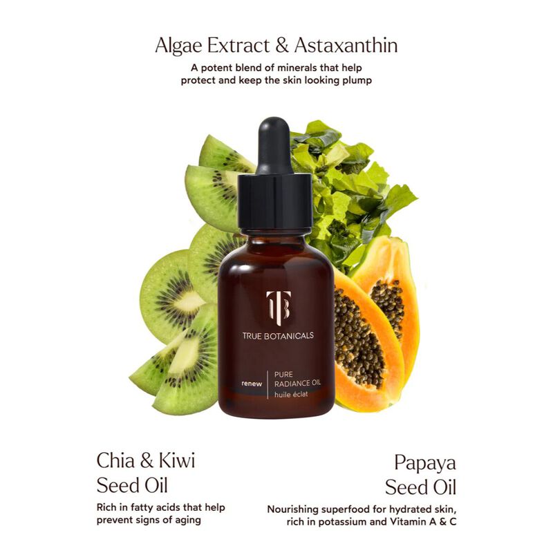 true botanicals renew pure radiance oil