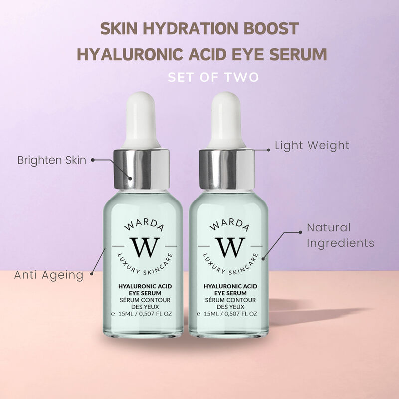 erthskin london 2 x skin hydration boost hyaluronic acid eye serum 15ml
