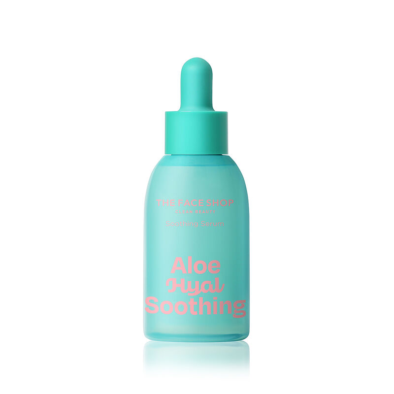 the face shop aloe hyaluronic acid soothing serum