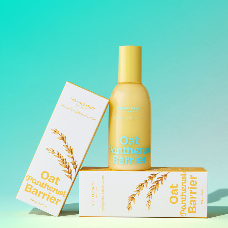 the face shop oat & panthenol barrier lotion