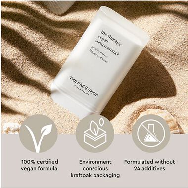 faces the therapy vegan sunscreen stick spf50  pa