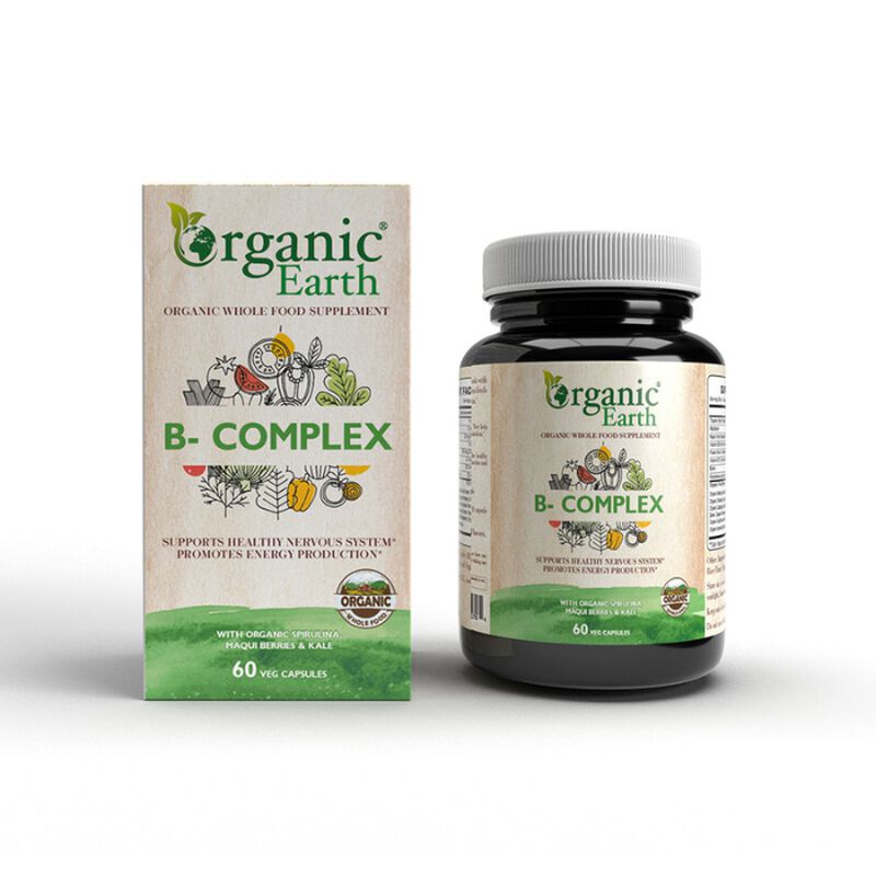 organic earth b complex 60 capsules