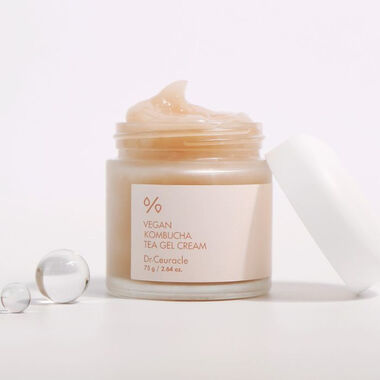 Vegan Kombucha Tea Gel Cream, Probiotic Hydrating Detox Moisturizer faces vegan kombucha tea gel cream probiotic hydrating detox moisturizer