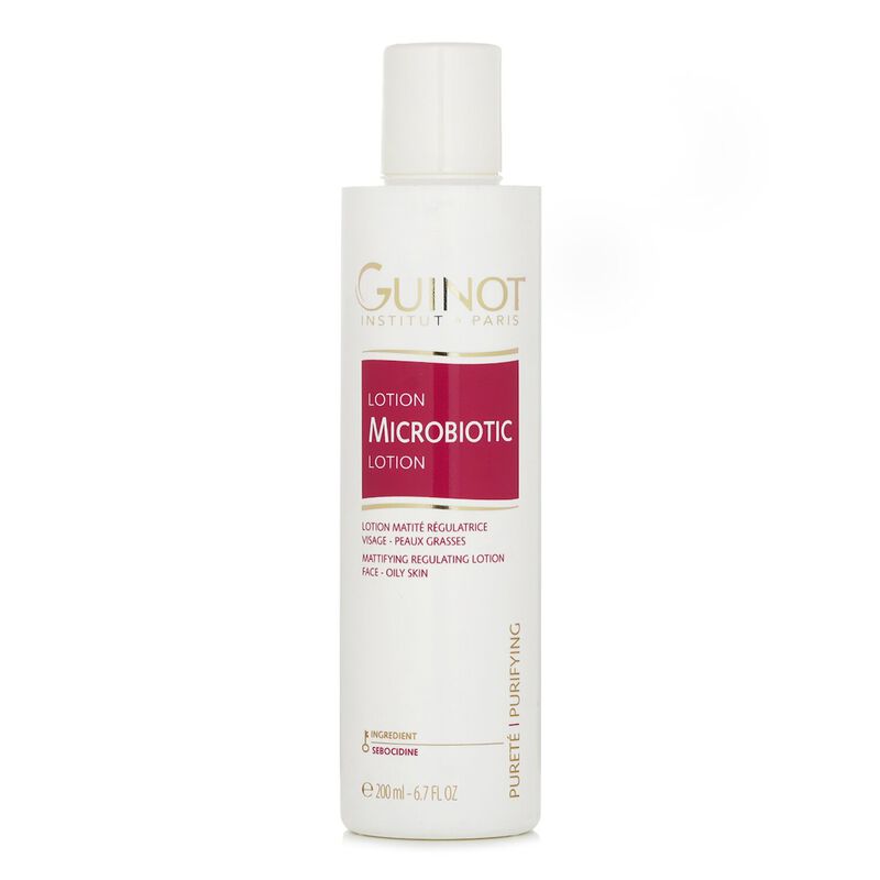 guinot microbiotic shine control toning lotion