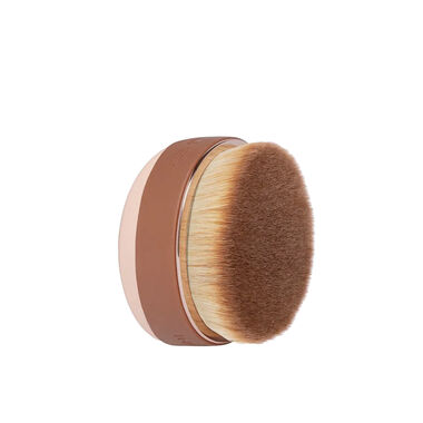 faces palm mini brush  rose gold finish