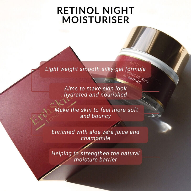 erthskin london retinol night moisturiser 50ml