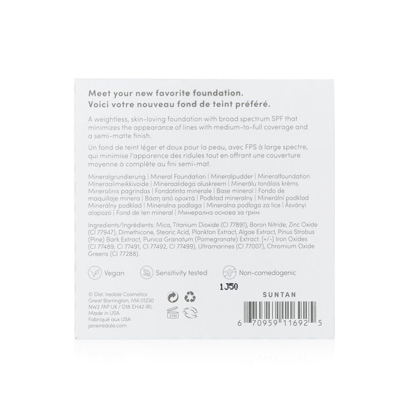 jane iredale purepressed base mineral foundation refill spf 20