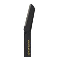 Two Pack Tri-Fold Eyebrow Razor faces two pack tri fold eyebrow razor