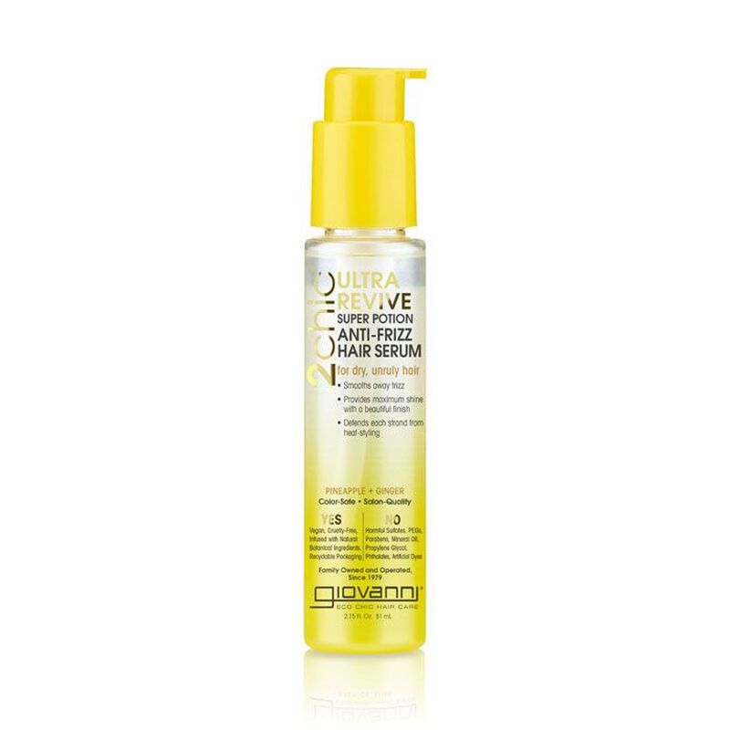 giovanni 2chic ultra revive anti frizz hair serum
