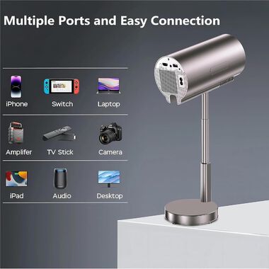 faces 4k xdr portable projector