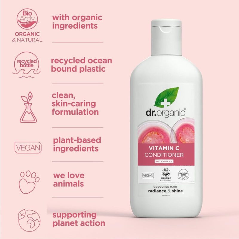 dr. organic dr organic guava vitamin c conditioner