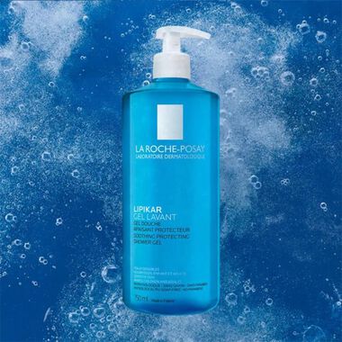 faces lipikar gel lavant soothing protecting shower gel