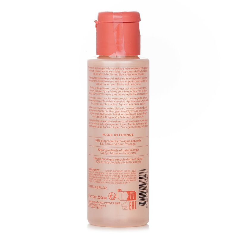 payot nue biphase make up remover
