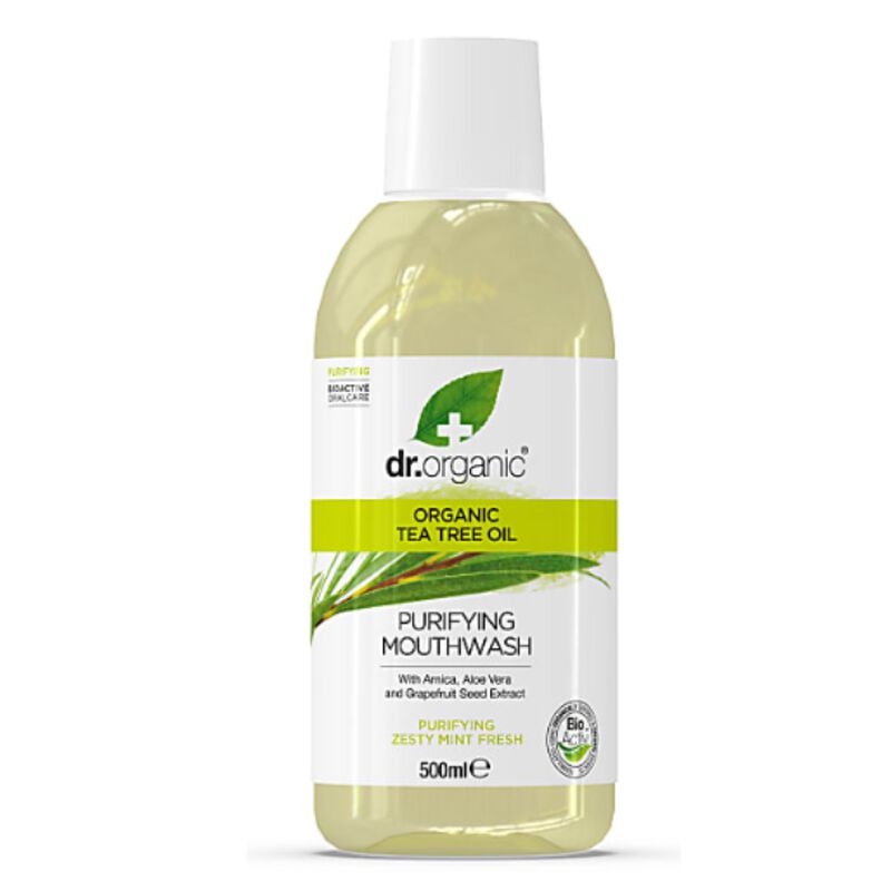 dr. organic tea tree mouthwash