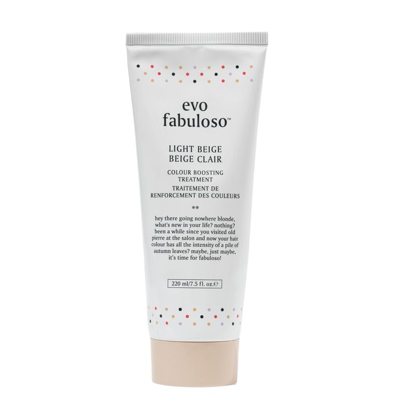 evo fabuloso light beige colour boosting treatment tube