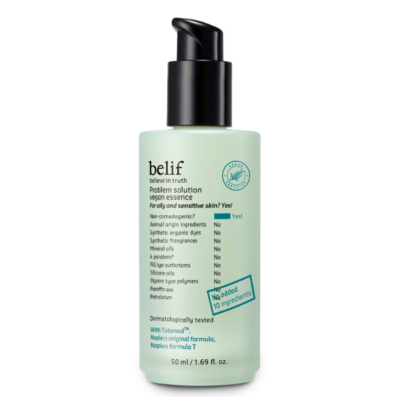the face shop belif problem solution vegan essence