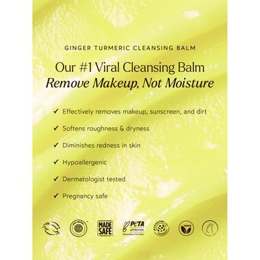 faces calm ginger turmeric cleansing balm