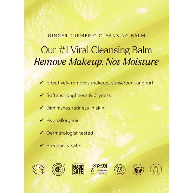 true botanicals calm ginger turmeric cleansing balm