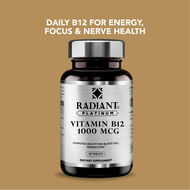Vitamin B12 1000mcg, Supports Healthy Nerves, Energy Metabolism faces vitamin b12 1000mcg supports healthy nerves energy metabolism