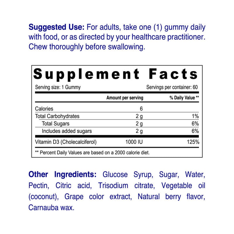 nordic sunshine vitamin d3 1000 iu gummies