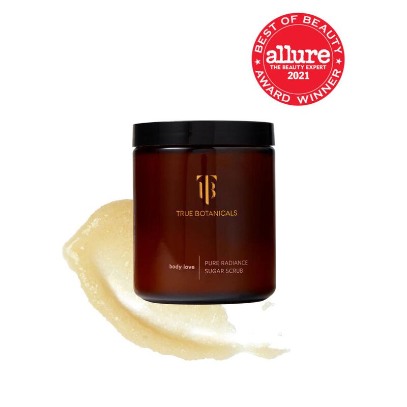 true botanicals pure radiance sugar scrub