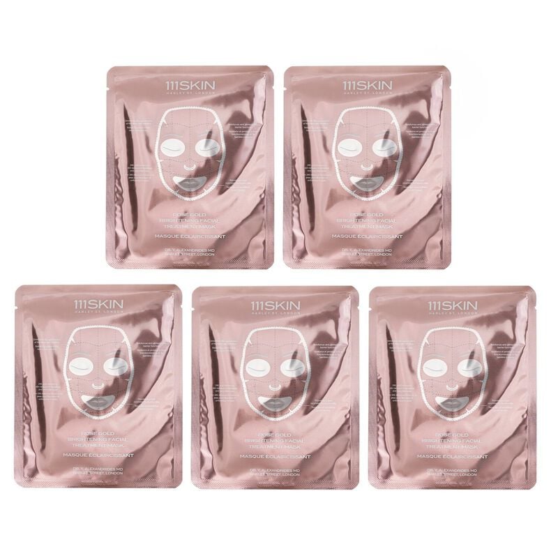 111skin rose gold brightening facial treatment mask
