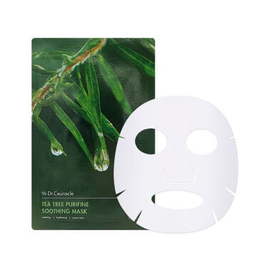 Tea Tree Purifine Soothing Mask, Calming Sheet for Sensitive Skin faces tea tree purifine soothing mask calming sheet for sensitive skin