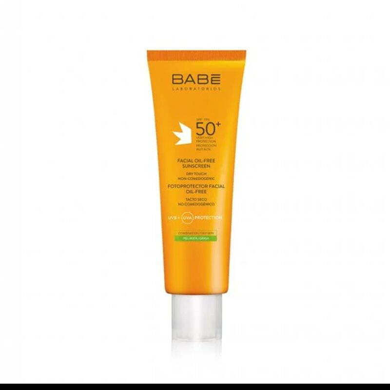 babe laboratories sunscreen spf 50+ oil free lotion