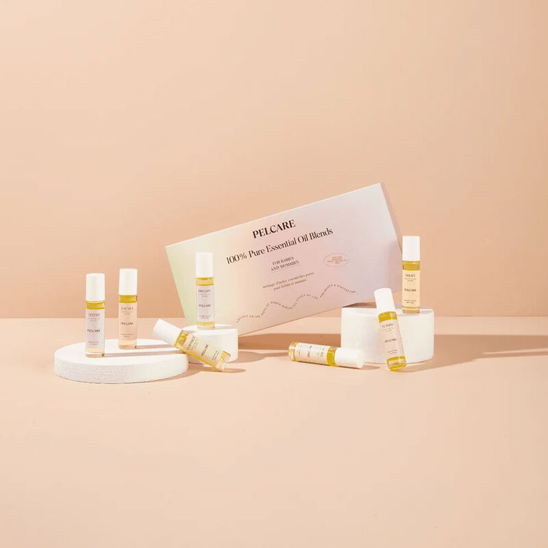 pelcare essential oil blend set for mommies and babies