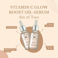2 x VITAMIN C GLOW BOOST OIL-SERUM 30ml faces 2 x vitamin c glow boost oil serum 30ml