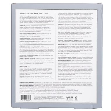 faces bio cellulose radiant   rejuvenating sheet mask set