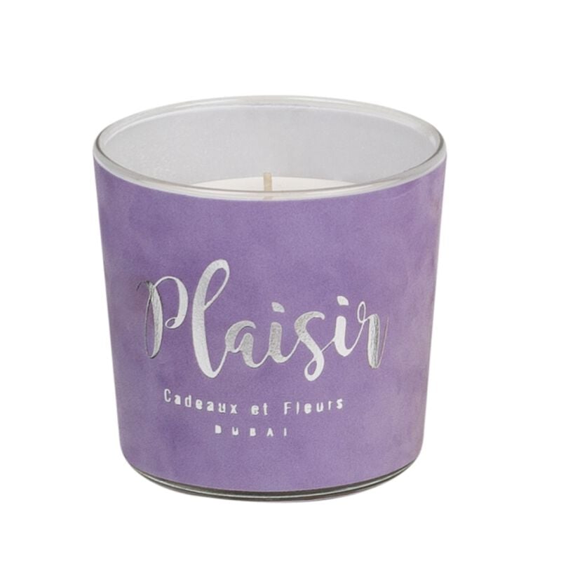 plaisir cadeaux et fleurs scented candle