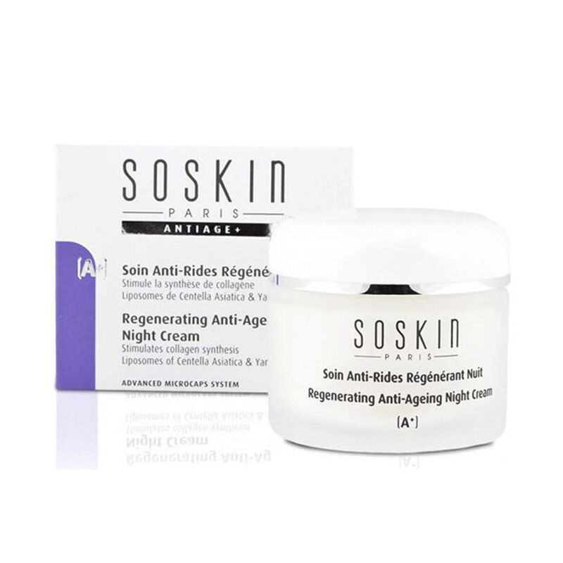 soskin a+ regenerating antiageing night cream