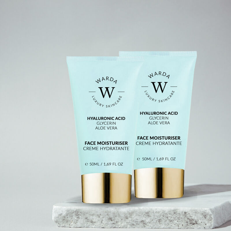 erthskin london 2 x skin hydration boost hyaluronic acid moisturiser 50ml