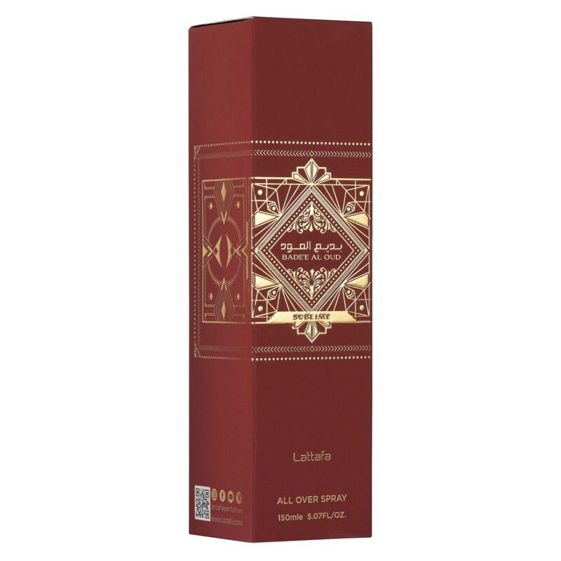 lattafa badee al oud sublime all over spray