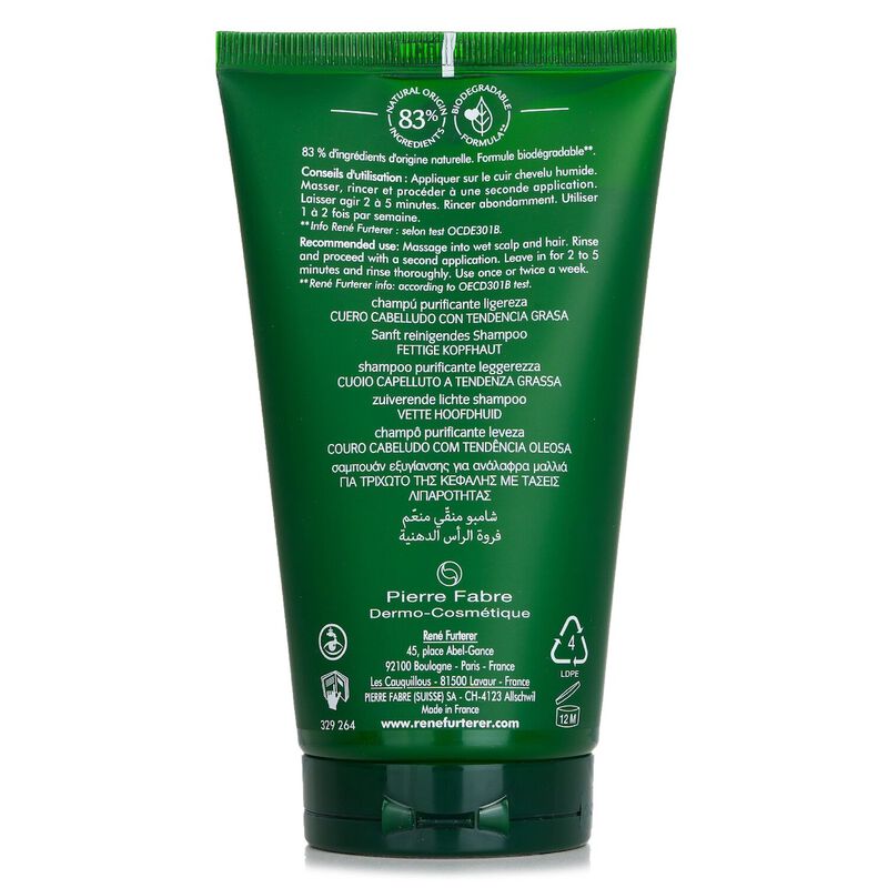 rene furterer curbicia purifying ritual normalizing lightness shampoo