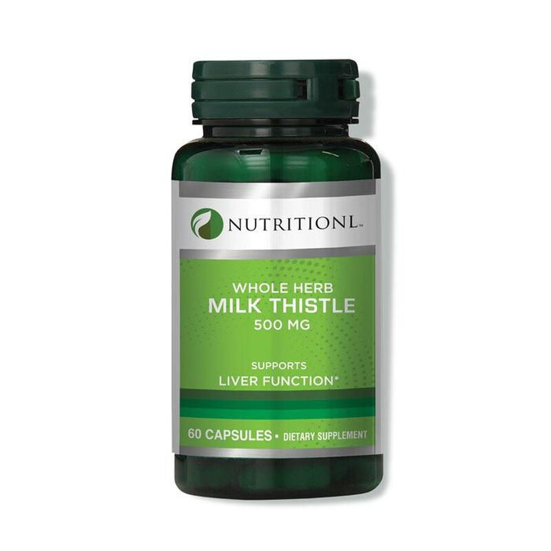 nutritionl milk thistle 500mg capsule