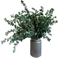 Vase - Infinity Eucalyptus Medium Royal Silver faces vase infinity eucalyptus medium royal silver