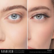 DIY Stick & Go Pre-glued Lashes Foxy Long faces diy stick go pre glued lashes foxy long