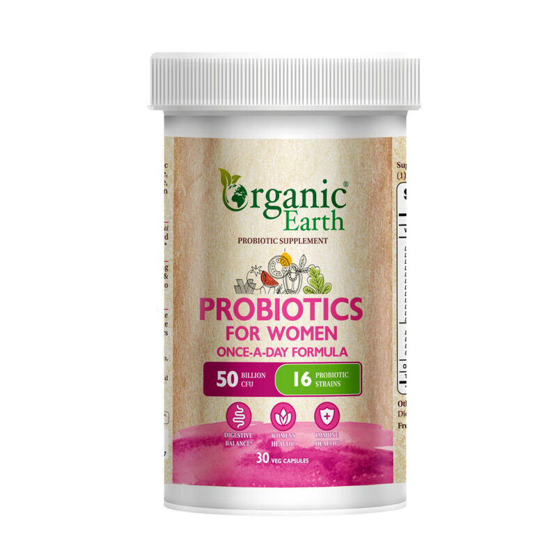 organic earth probiotics for women cap