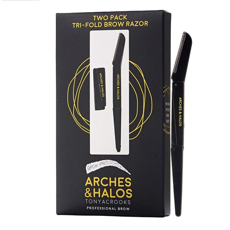 arches and halos two pack trifold eyebrow razor