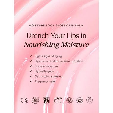 faces moisture lock glossy balm