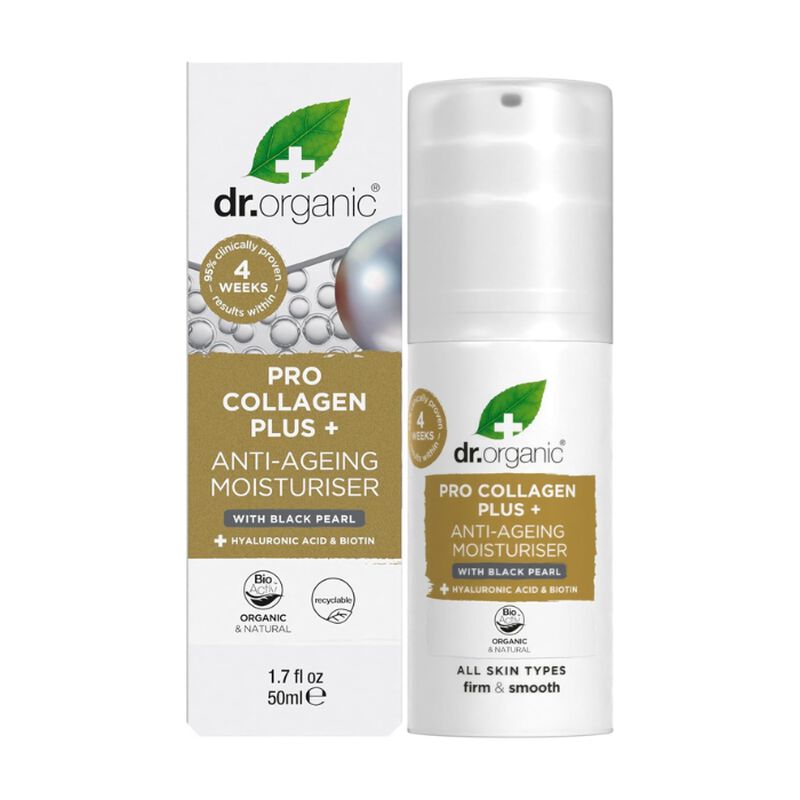 dr. organic dr organic pro collagen plus black pearl cream
