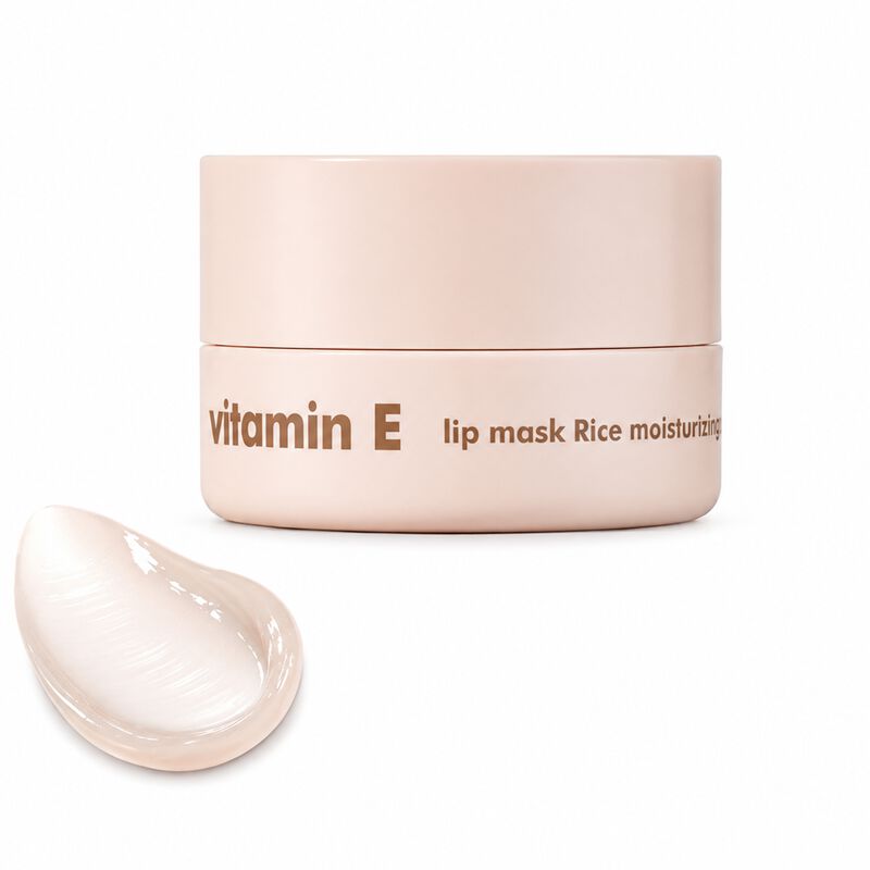 the face shop vitamin e lip mask rice