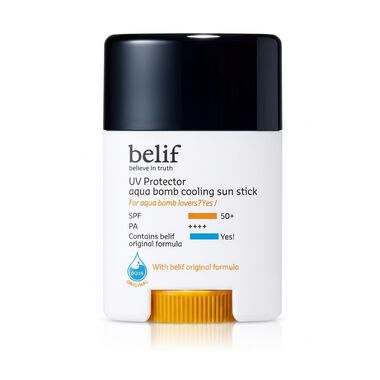 Belif Uv Protector Aqua Bomb Cooling Sun Stick faces belif uv protector aqua bomb cooling sun stick