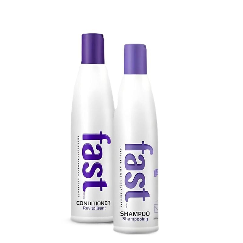 nisim f.a.s.t. fortified amino scalp therapy shampoo & conditioner set