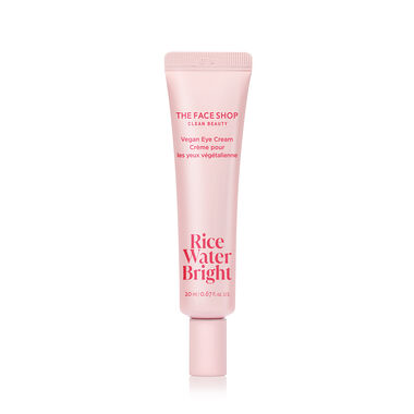 faces rice water bright vegan eye cream