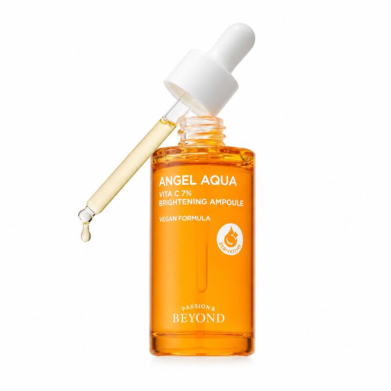 the face shop angel aqua vita c 7% brightening ampoule