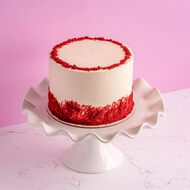 Cake - Red Velvet faces cake red velvet